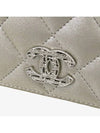 silver long wallet - CHANEL - BALAAN 5