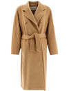 MADAME cashmere belt coat 2421018011 001 - MAX MARA - BALAAN 1