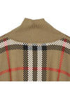 Kids Vintage Check Half Neck Wool Cape Coat Beige - BURBERRY - BALAAN 6