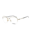 Eyewear Semi-rimless Metal Eyeglasses Gold - MONTBLANC - BALAAN 3