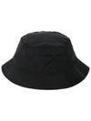 logo embroidered bucket hat black 14CMAC206A - CP COMPANY - BALAAN.