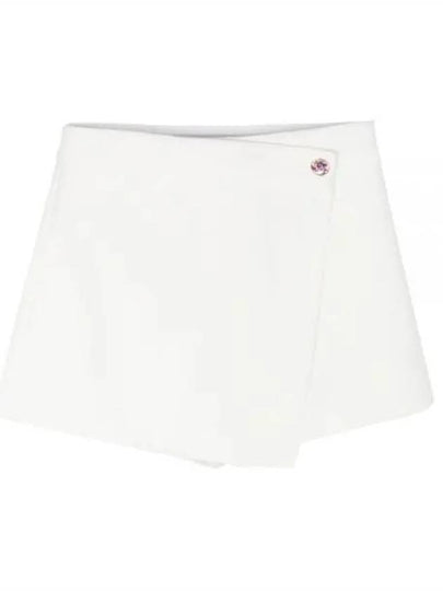 Front Button Panel Shorts Ivory - MSGM - BALAAN 2