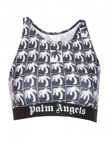 PALMS Logo Sports Top PWVO024F23FAB001 1001 B0010818437 - PALM ANGELS - BALAAN 1