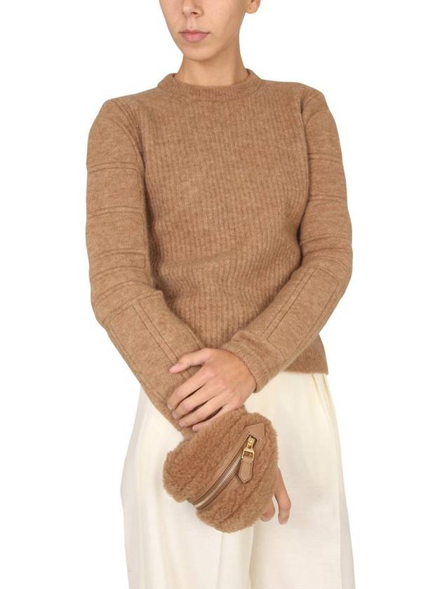 Smyrne mohair knit top camel - MAX MARA - BALAAN 5