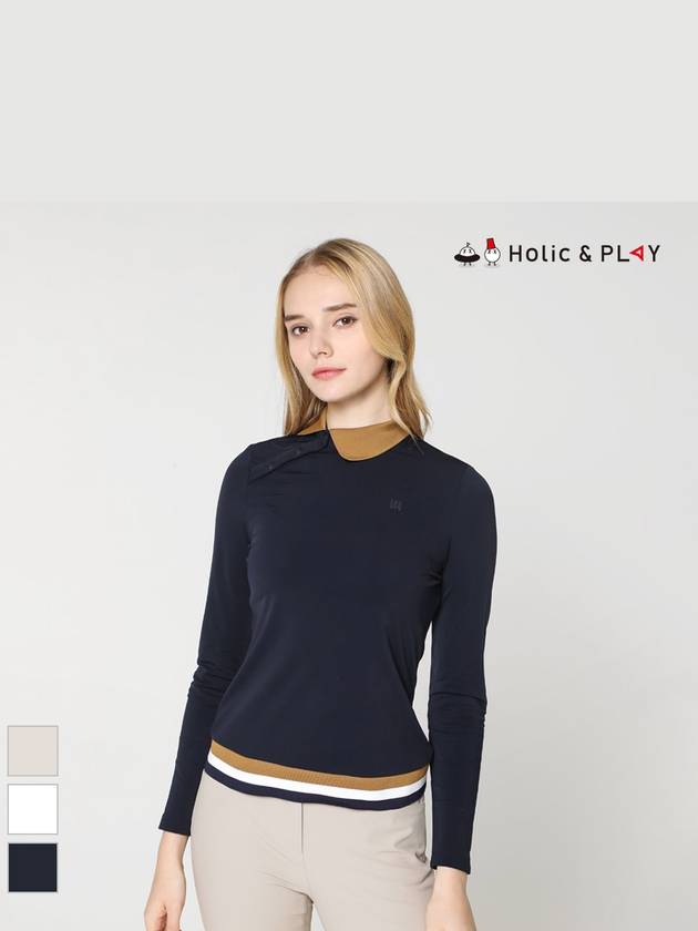 Women s performance modified collar t shirt HD3WTS002 - HOLIC&PLAY - BALAAN 3