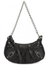 Le Cagole Chain Mini Shoulder Bag Black - BALENCIAGA - BALAAN 2