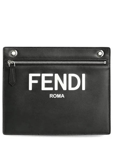 Logo 7AR985 AHUF F1GMN Clutch Bag 991570 - FENDI - BALAAN 1