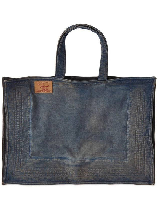 Maxi Wire Carvass Tote Bag Vintage Navy - Y/PROJECT - BALAAN 1