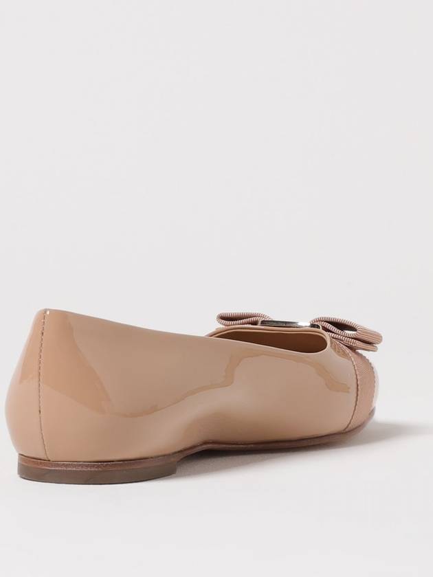 Women’s Varina Bellet Flats Brown - SALVATORE FERRAGAMO - BALAAN 4