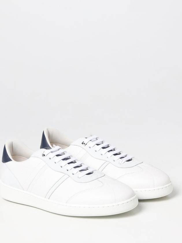 Signature Low Top Sneakers White - SALVATORE FERRAGAMO - BALAAN 3