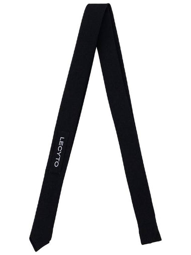 Logo Slim Tie BLACK - LECYTO - BALAAN 1