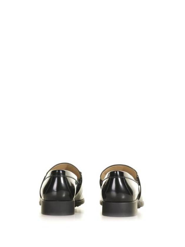 Leather Loafers Black - BOTTEGA VENETA - BALAAN 4