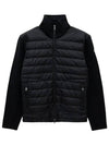 Padded wool cardigan black - MONCLER - BALAAN 2