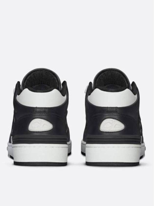 B57 High Top Sneakers Black White - DIOR - BALAAN 3