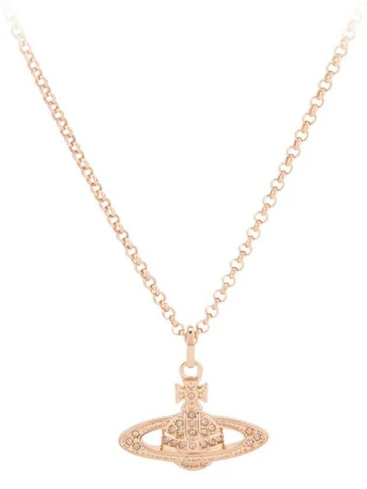 Mini Bas Relief Pendant Necklace Rose Gold - VIVIENNE WESTWOOD - BALAAN 2