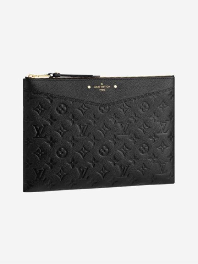 Monogram Daily Empreinte Pouch Bag Black - LOUIS VUITTON - BALAAN 2