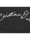 Handwritten Base Ball Cap Black - DIOR - BALAAN 6