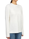 Women's Organic Cotton Long Sleeve T Shirt 3 Pack White - JIL SANDER - BALAAN 4