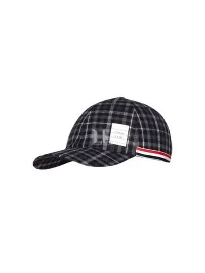 Classic 6-Panel Ball Cap Charcoal - THOM BROWNE - BALAAN 2