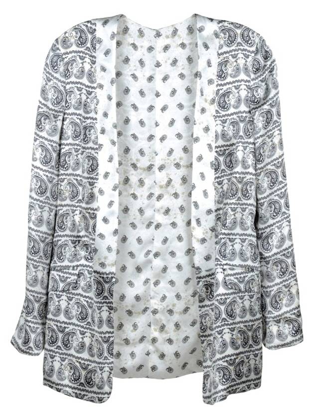 PIERRE reversible bandana blazer IN WHITE - BALMAIN - BALAAN 3