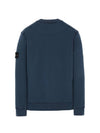 Wappen Patch Crew Neck Sweatshirt Avio Blue - STONE ISLAND - BALAAN 3