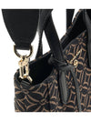 Sinclair Extra Small Jacquard Tote Bag Black Dark Camel - MICHAEL KORS - BALAAN 11