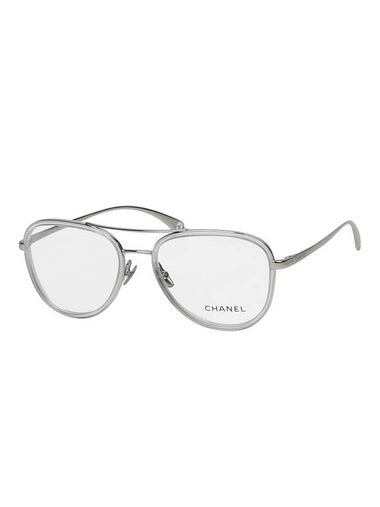 Eyewear Pilot Frame Sunglasses Silver - CHANEL - BALAAN 1