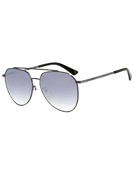 MCQ Eyewear Aviator Metal Sunglasses Blue - ALEXANDER MCQUEEN - BALAAN 1