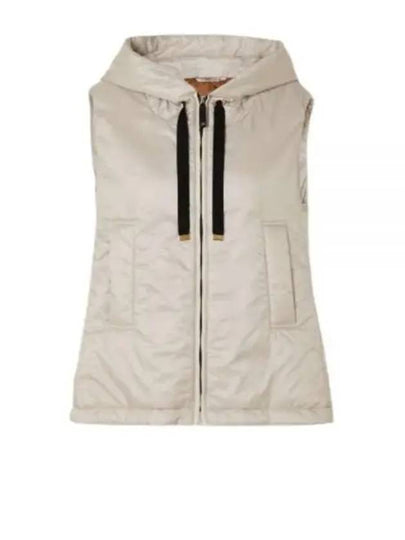 Greengo Water Repellent Vest Padded Vest Beige - MAX MARA - BALAAN 2