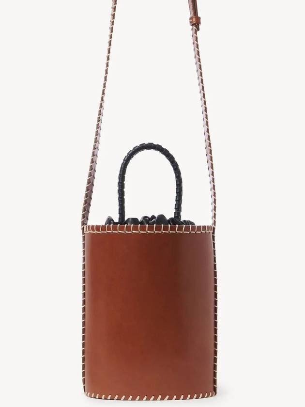 Luella Stitched Small Bucket Bag Tan - CHLOE - BALAAN.