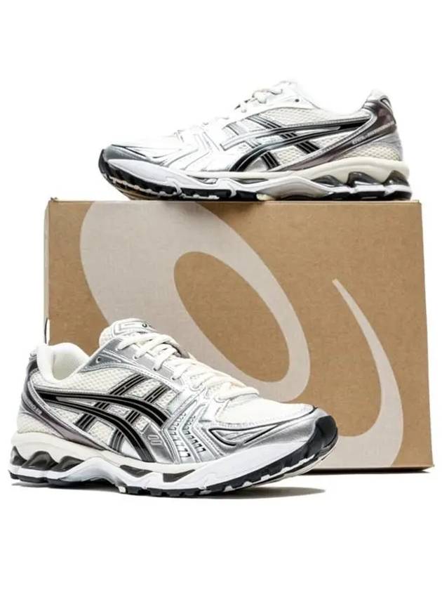 Gel Kayano 14 Low Top Sneakers Cream Black - ASICS - BALAAN 6