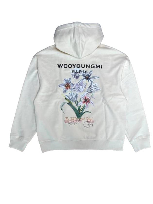 Flower Back Logo Hooded Sweatshirt W241TS36733I - WOOYOUNGMI - BALAAN 1