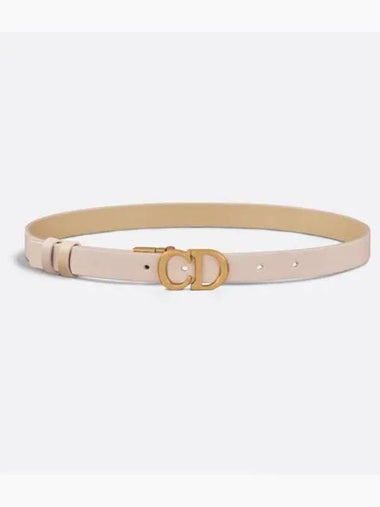 Saddle Reversible Smooth Calfskin Belt Pink - DIOR - BALAAN 1