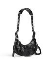 Le Cagole Small Leather Shoulder Bag Black - BALENCIAGA - BALAAN 3