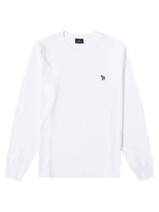 Zebra Logo Long Sleeve T-Shirt White - PAUL SMITH - BALAAN 1