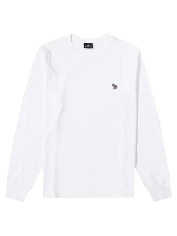 Zebra Logo Long Sleeve T-Shirt White - PAUL SMITH - BALAAN 1