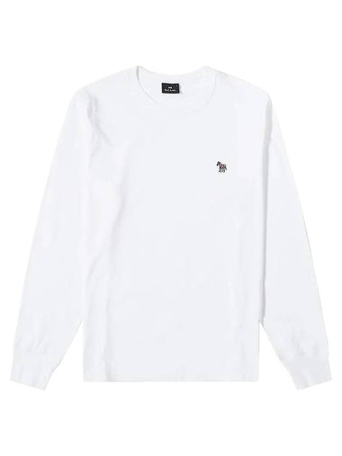 Zebra Logo Long Sleeve T-Shirt White - PAUL SMITH - BALAAN 1