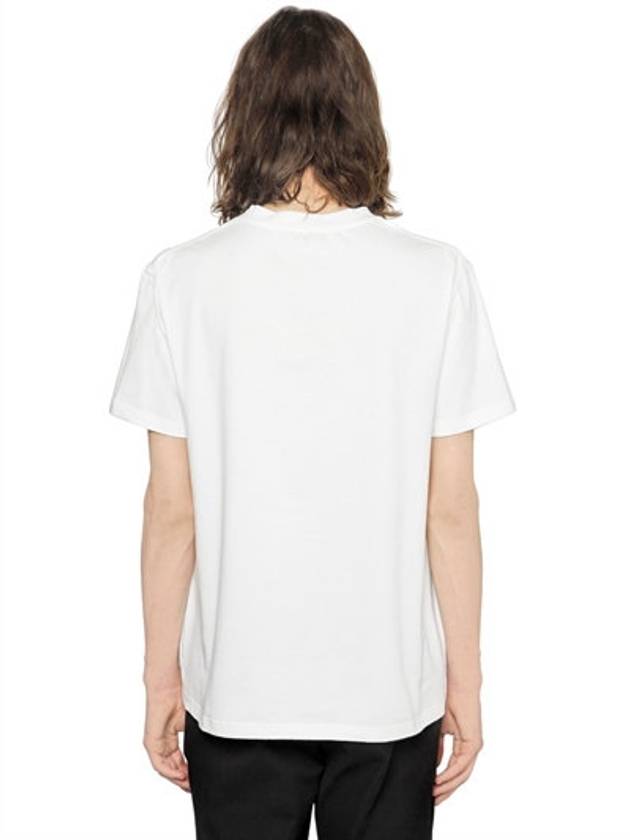 PRINTED PATCH COTTON JERSEY TSHIRT - ALEXANDER MCQUEEN - BALAAN 5