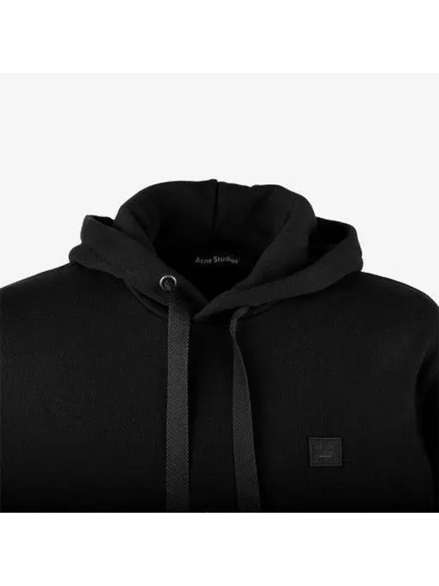 Ferris Face Patch Hoodie Black - ACNE STUDIOS - BALAAN 4