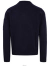 Lens Wappen Wool Blend Knit Top Navy - CP COMPANY - BALAAN 4