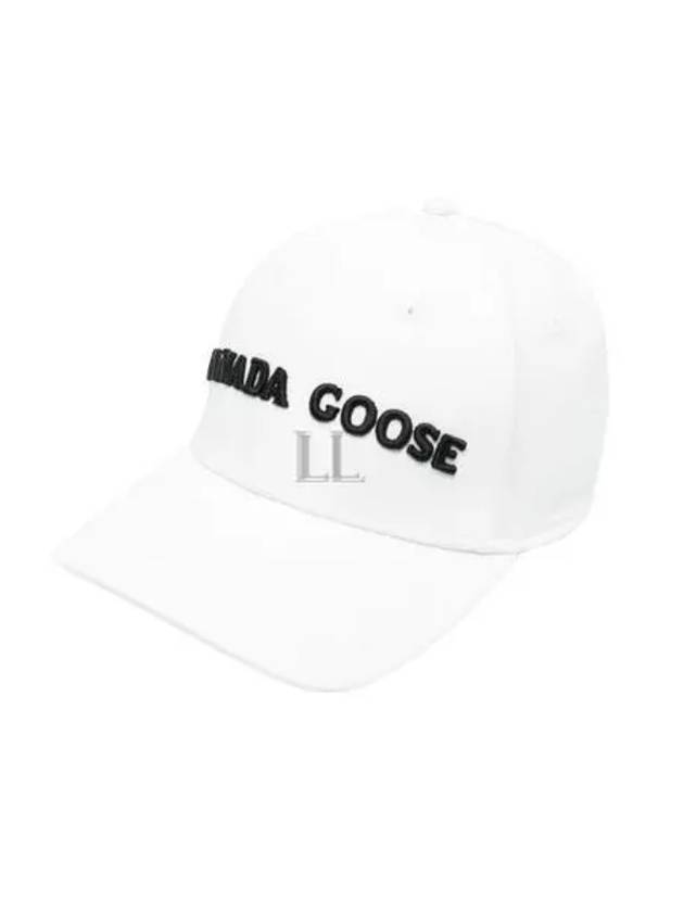 Embossed Logo Ball Cap White - CANADA GOOSE - BALAAN 2