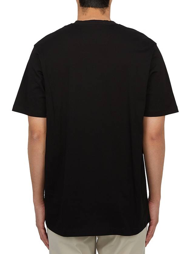 Logo Label Short Sleeve T-Shirt Black - CP COMPANY - BALAAN 4