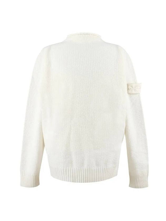 Ghost Piece Cashmere Knit Top Ivory - STONE ISLAND - BALAAN 1