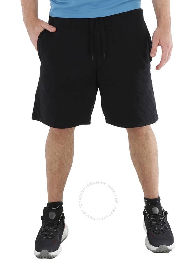 Moschino Men's Black Allover Logo Drawstring Shorts, Brand Size 46 (Waist Size 30") - MOSCHINO - BALAAN 1