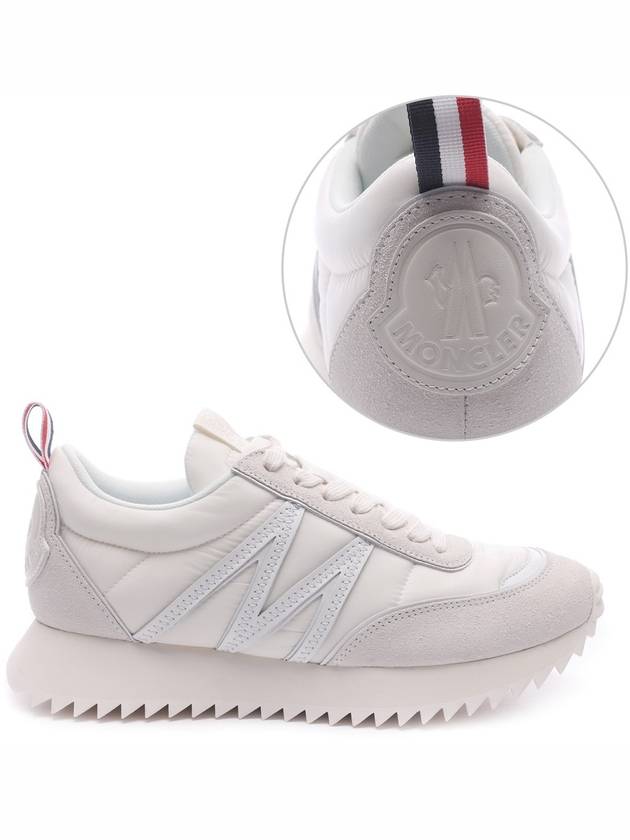 Pacey Low-Top Sneakers Milk White - MONCLER - BALAAN 3