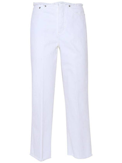 Denim Straight Pants MS4904P80V 117 White - MICHAEL KORS - BALAAN 2