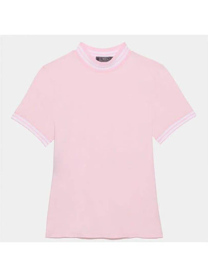 Women's Featherweight Mock Neck Golf Short Sleeve T-Shirt Blush - G/FORE - BALAAN 2