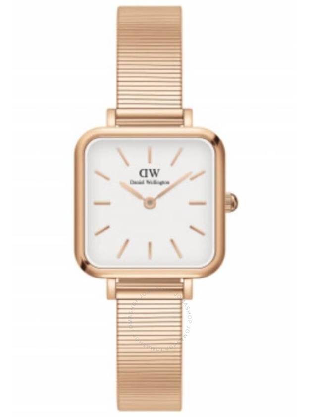 Daniel Wellington Quadro Studio Quartz White Dial Watch DW00100517 - DANIEL WELLINGTON - BALAAN 1