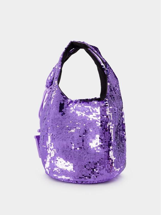 Mini Sequin Crossbody - J.W. Anderson - Leather - Purple - JW ANDERSON - BALAAN 3