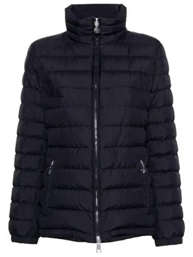 ABDEROS logo patch down padded blue navy women's jacket 1A00037 54A81 778 - MONCLER - BALAAN 1